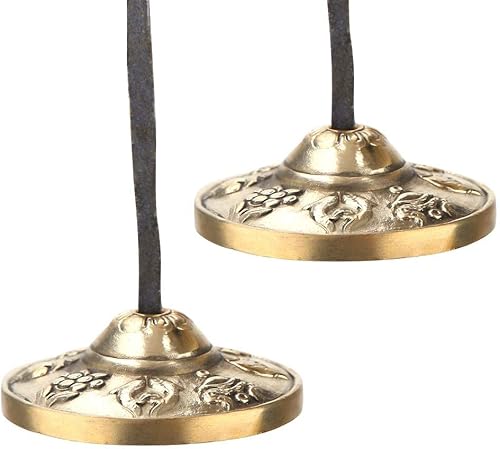 Miniatura 4 de Campana de meditación tibetana hecha a mano de cobre tibetano para meditación tibetana, campana de cobre en relieve, yoga tibetano, meditación,