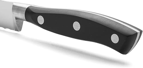 Miniatura 4 de Arcos Cuchillo Pan de Acero Inoxidable Nitrum de 8 Pulgadas y Hoja de 7.874 in. Obtenga una gran variedad de cortes para su comida Cuchillo ideal