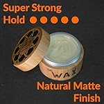 Da'Dude Hair Wax for Men – Strong Hold, Matte Finish, Non-Greasy, Long-Lasting Hair Styling Wax, 3.38 oz - Image 2