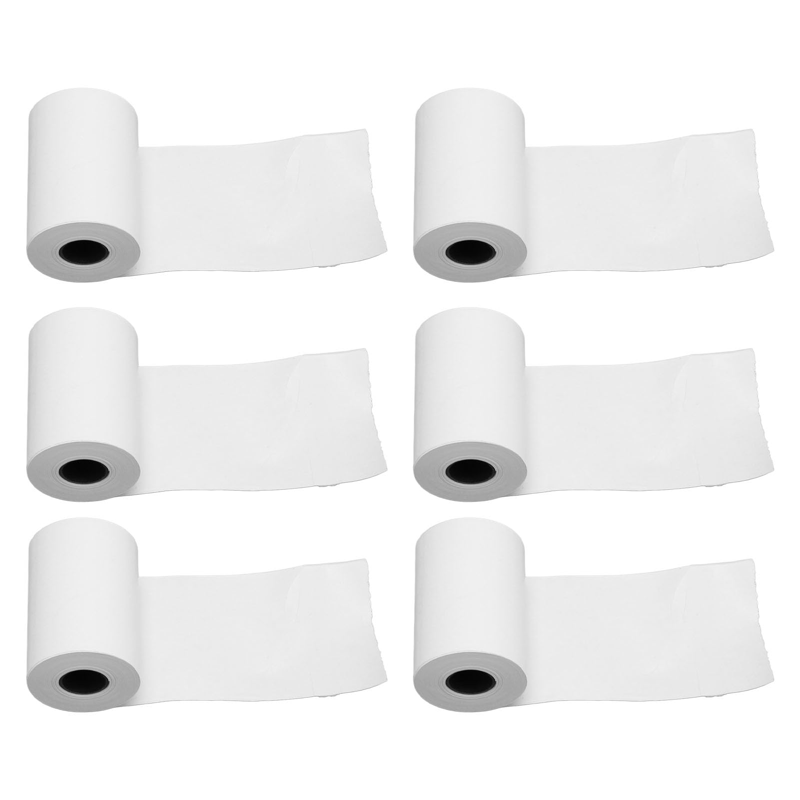 Rolki papieru termicznego 50 rolek Premium, gruby, wygładzający, szybki druk Żywe, białe rolki papieru paragonowego do drukarek POS i drukarek etykiet 57 mm x 50 mm (Bez rdzenia rurowego)