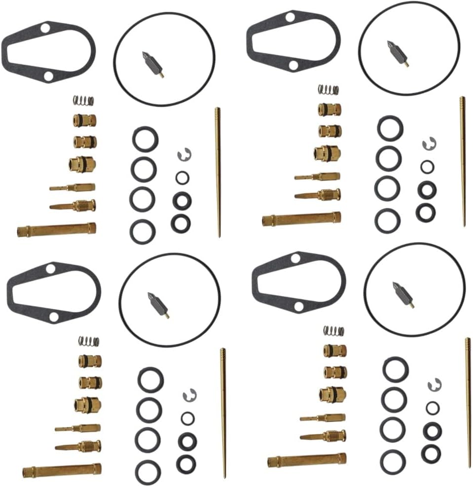 for 1974-1976 Honda CB550F CB550K 4X CB550 Carburetor Carb Rebuild Repair Kit