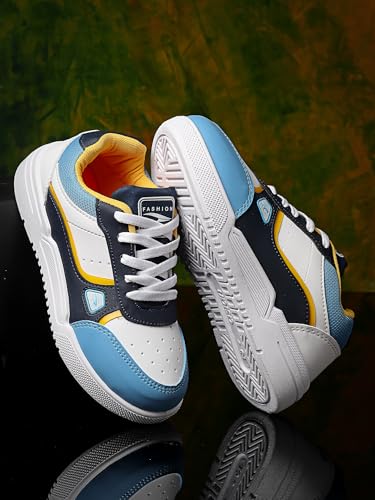 Image of ASIAN Kids FREEDOM-02 Stylish Casual Sneakers with Laces for Boys, Trendy and Comfortable Shoes Perfect, Walking, and Outdoor Play, Lightweight and Durable Design Suitable for Kids