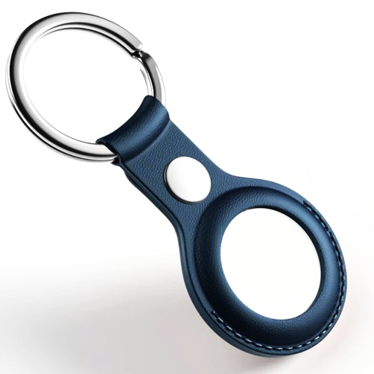 GadgetBite Portable Protective Case Anti-Scratch Cover with Keychain Compatible with AirTags 2021[Airtags Not Included]-Dark Blue-image-13