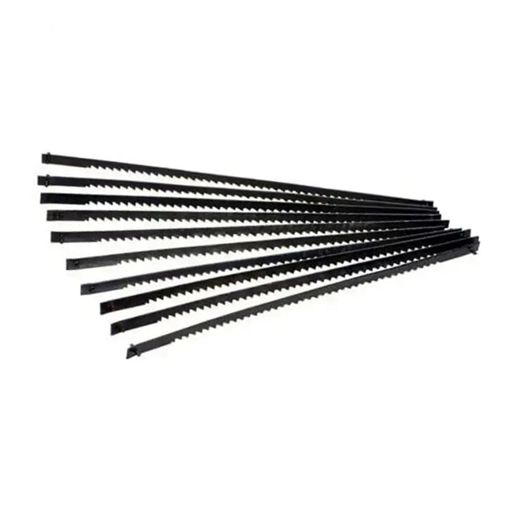 KAP 12pcs 125mm TPI 10 15 18 24 for Wood Cutting Pinned High Efficiency Scroll Saw Blades for Wood Cutting Pinned Scroll Saw Blades