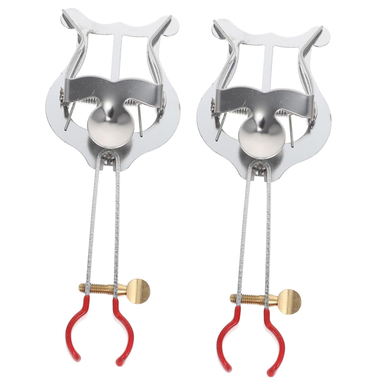 GALPADA 2Pcs Lightweight Music Score Clamp Durable Trumpet Lyre Clip for Instruments Portable Music Holder for Marching Bands and Musicians