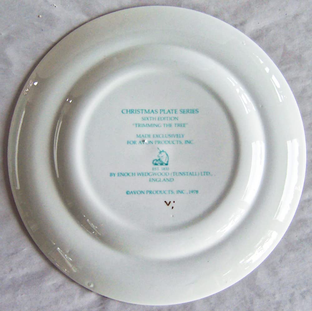 Avon 1978 Christmas Plate Trimming The Tree Desertcart Seychelles