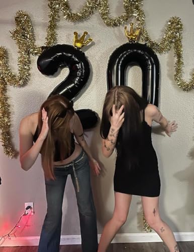 Image of Number 0 Balloons Birthday Decorations, 40In Black Balloons for Men Women | Eye-catching Appearance, Perfect Decorative Centerpieces, Convenient Self-sealing Structure, Widely for Various Occasions