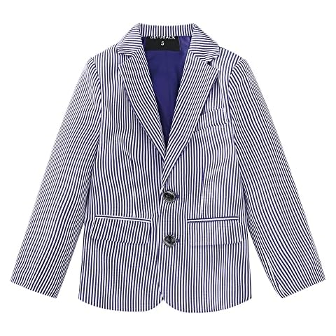 GETUBACK Boys Navy Striped Blazer Jacket Cover