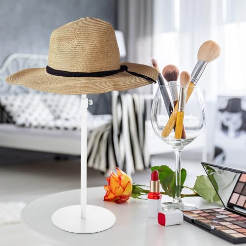 Support de chapeau réglable blanc pour optimiser le dressing de chambre