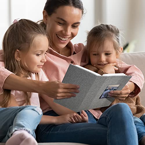 Vienrose Linen Photo Album 300 Pockets For 4X6 Photos Fabric Cover Photo Books Slip-In Picture Albums Wedding Family Anniversary Baby #TOP4