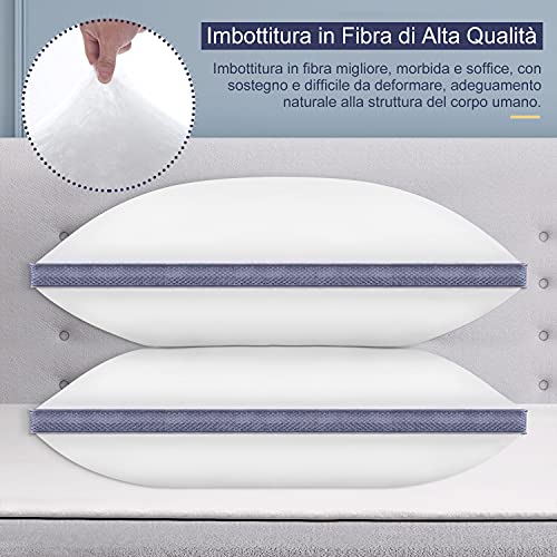 BedStory Cuscini letto Set di 2, Cuscini per