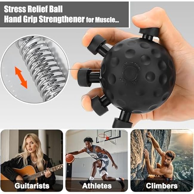 Finger Grip Strengthener Hand Grip Strengthener Finger Exerciser Finger Grip Strength Trainer Finger Exercise Gripper Tool Finger Exerciser Gripper