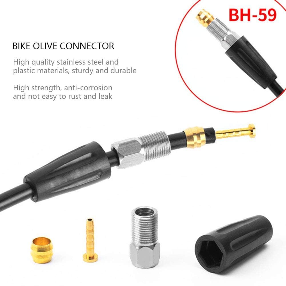 Alomejor BH59 Zestaw węży kablowych z oliwek złącze wtykowe zestaw napowietrzający części rower górski rower hydrauliczny hamulec tarczowy rurka oliwkowa