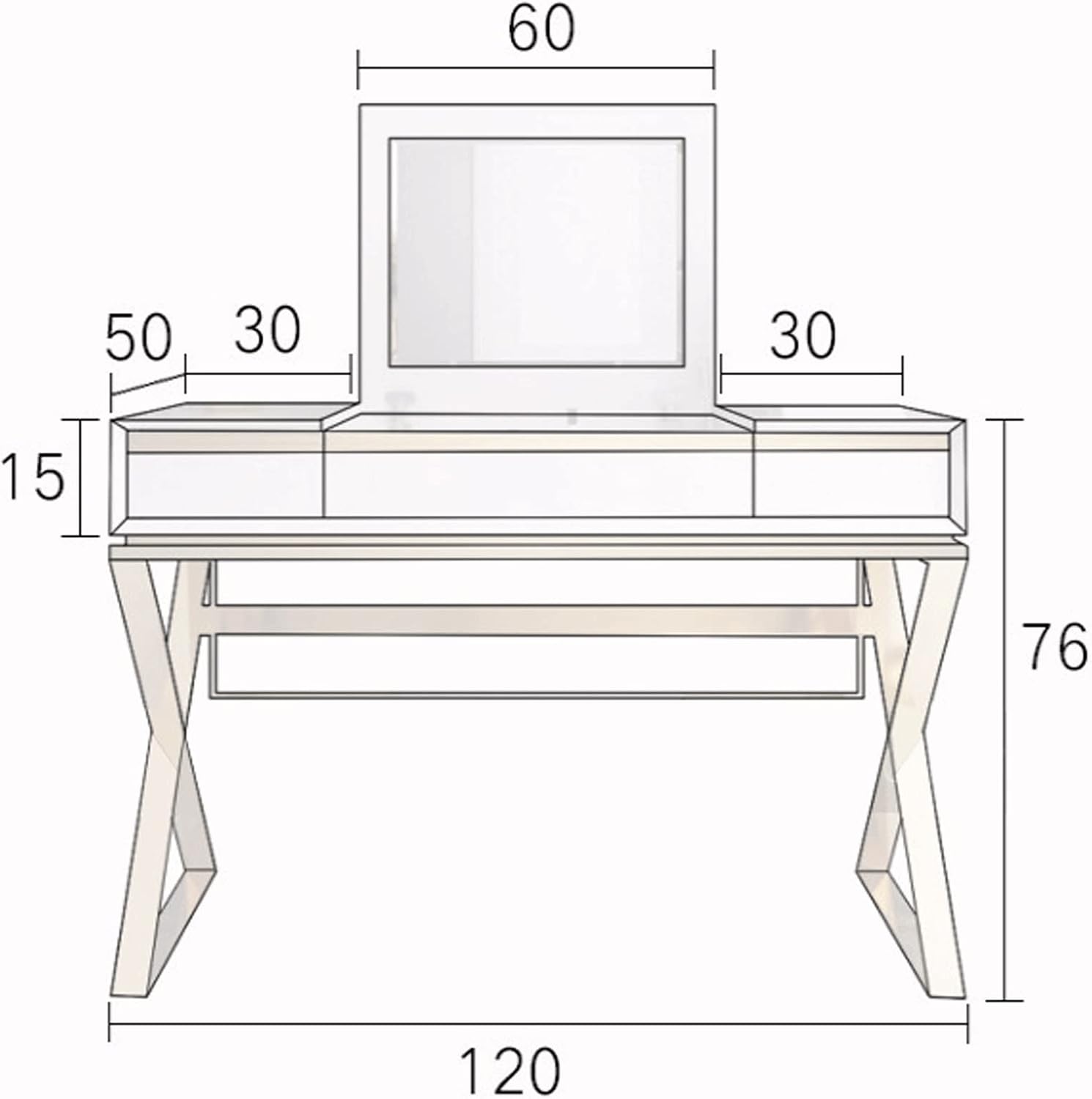 Vanity Benches Light Luxury Dresser Postmodern Paint Bedroom Flip Dresser Table Stool Combination