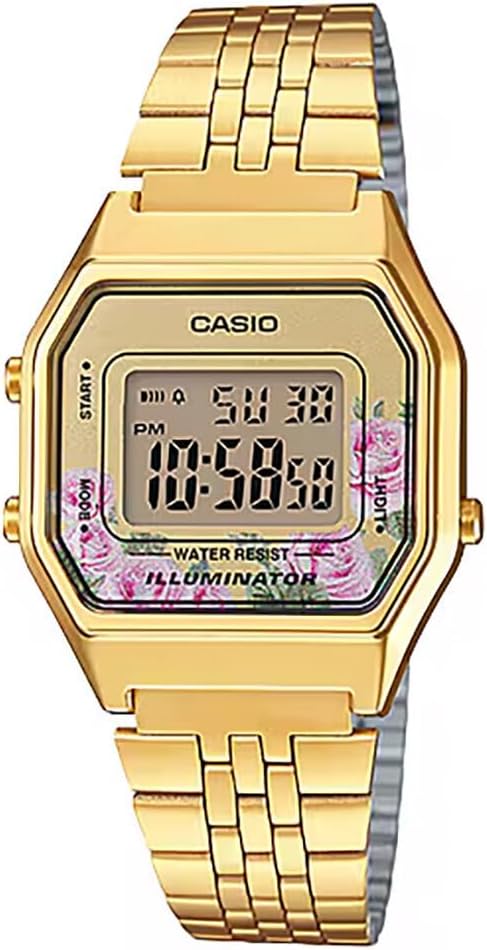 Casio Digital 4549526178559, Gold, 33.5×28.6×8.6mm,