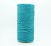 TURQUOISE 1mm Waxed Polyester Twisted Cord Macrame Bracelet Thread Artisan String (180yards Spool)