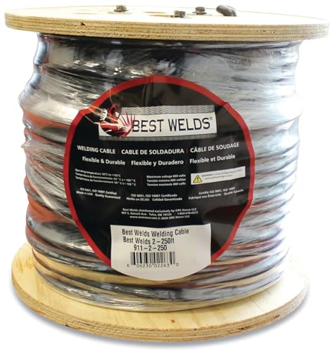 Best Welds - 1/0-1000 - Weld Cable 1/0AWG, Reel of 1000