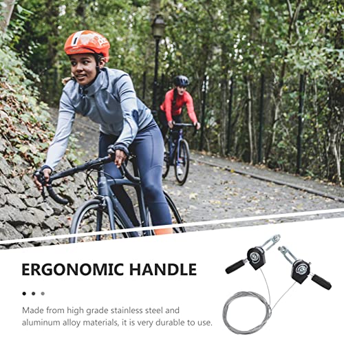 Clispeed 2Pcs ​​Controller Metal Joycon Brake Controller Bike Shifter Friction Shifter Levers Replacement Bike Gear Shifter Professional Bicycles Shifter Bike Shifting Tool Major Rope #TOP5