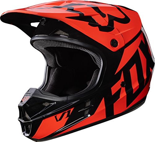 Fox Racing 2017 Race Adult V1 Motocross Motorcycle Helmet - Orange / Large