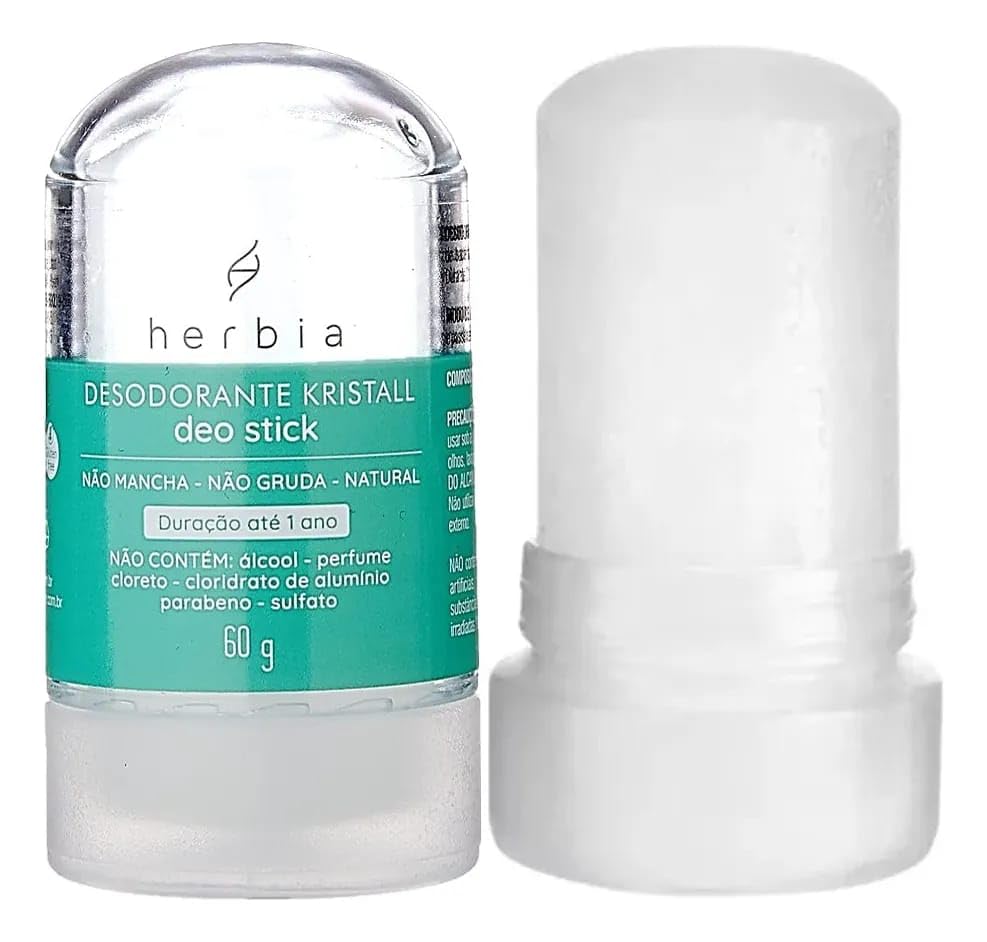 Herbia Natural Desodorante Cristal Pedra De Sal 60g