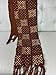 Brown African Mudcloth Scarf/Bogolan Boho Rustic Scarf/Unisex Handmade Scarf/Mudcloth Scarf/Scarves/Gift for Her/Gift for Him/Chrismas Gift
