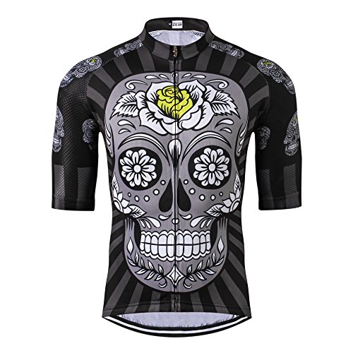 Cycle - Maillot para hombre para ciclismo, Hombre, color CD6057, tamaño S(For Your Chest33-35.4")