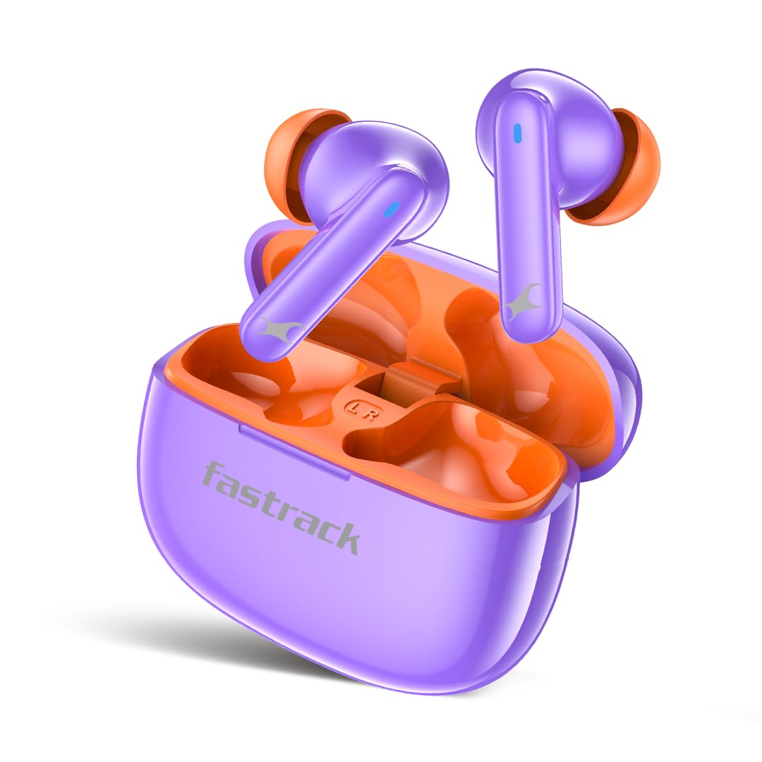 Fastrack Fpods FX101|BT5.4 TWS Earbuds, 40Hrs Playtime, Quad mic ENC for Crystal Clear Calls, Low Latency Gaming Mode Upto 50ms,NitroFast Charge (B0DGV3Q3D8) Amazon Price History, Amazon Price Tracker