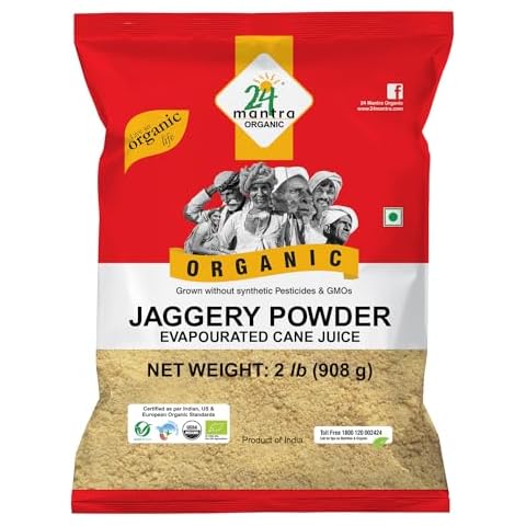 24 Mantara Organic Powder, Jaggery, 2 Pound Cover