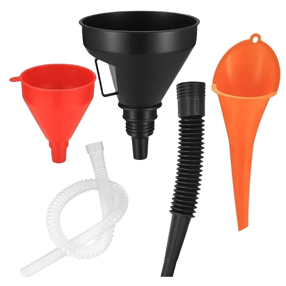 Imbuto for rifornimento motore auto con filtro Set imbuto for riempimento olio motore Benzina