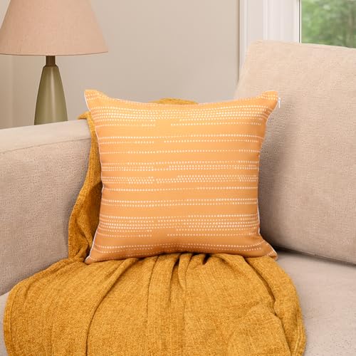 Image of Wakefit Printed Cushion Cover | 16X16 inch | Set of 5 | Multicolour Throw Pillow Covers | Machine Washable | Pattern Dust