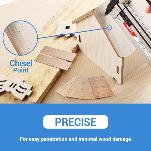 meite 23 Gauge Pin Nails, 19 mm Micro Headless Brad Nails for Pin Nailer - Galvanised Pins Nail Gun Nails, Ideal for Fine Woodworking and Trim Work (10,000 Counts) 6 meite 23 Gauge Pin Nails, 19 mm Micro Headless Brad Nails for Pin Nailer - Galvanised Pins Nail Gun Nails, Ideal for Fine Woodworking and Trim Work (10,000 Counts) - Image 6