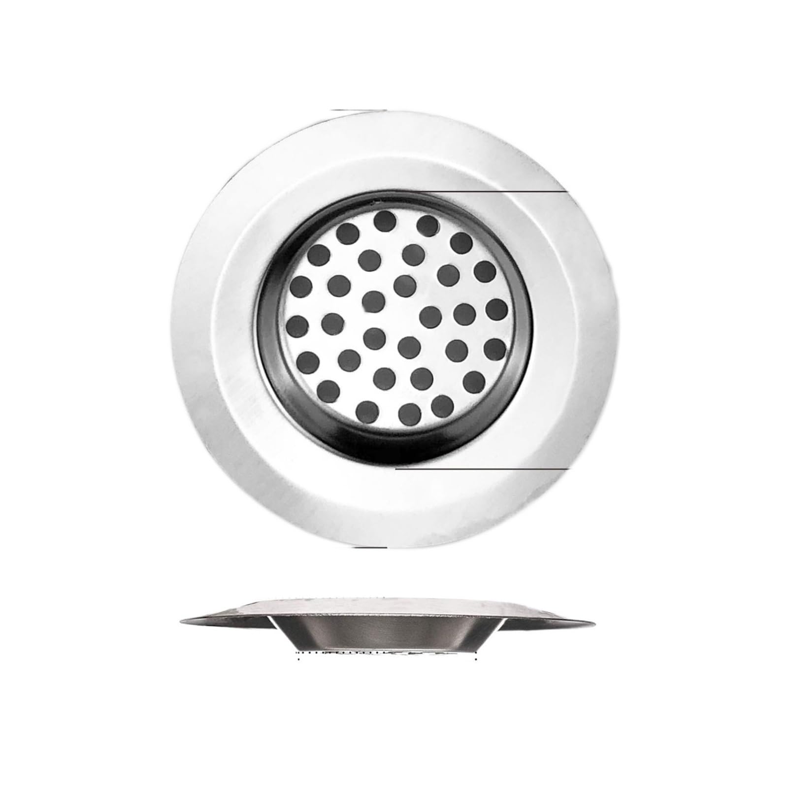 Baynopurin Color-02 Sink Strainer Waste 3Pcs Stainless Steel Sink Mesh Strainer
