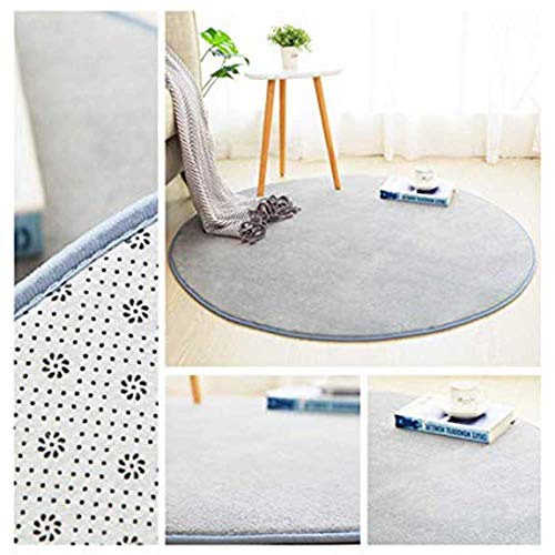 Kiuloam Yellow Sunflower Blossom Non-Slip Round Area Rugs Kitchen Floor Mat Soft Floor Carpet For Chair Living Room Bedroom, 2-Ft Diameter #TOP3