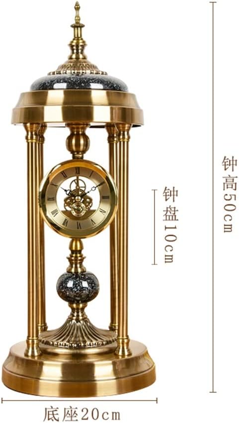 Living Room Table Clock Desktop Clocks Living Room Display Clock Desktop Clock Home Wine Cabinet Table (Color : A, Size : 2050cm)