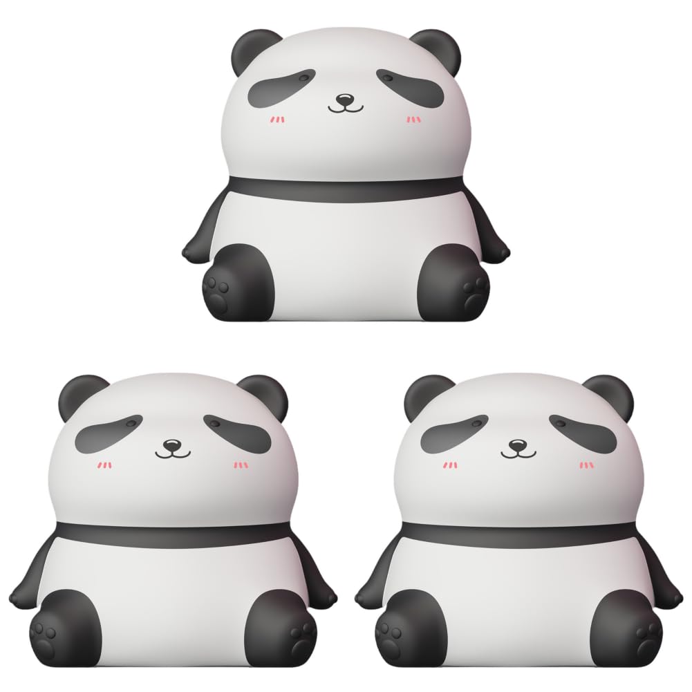 Veilleuse LED à capteur tactile – Design panda et canard, lampe en silicone, rechargeable par USB pour chambre d'enfant