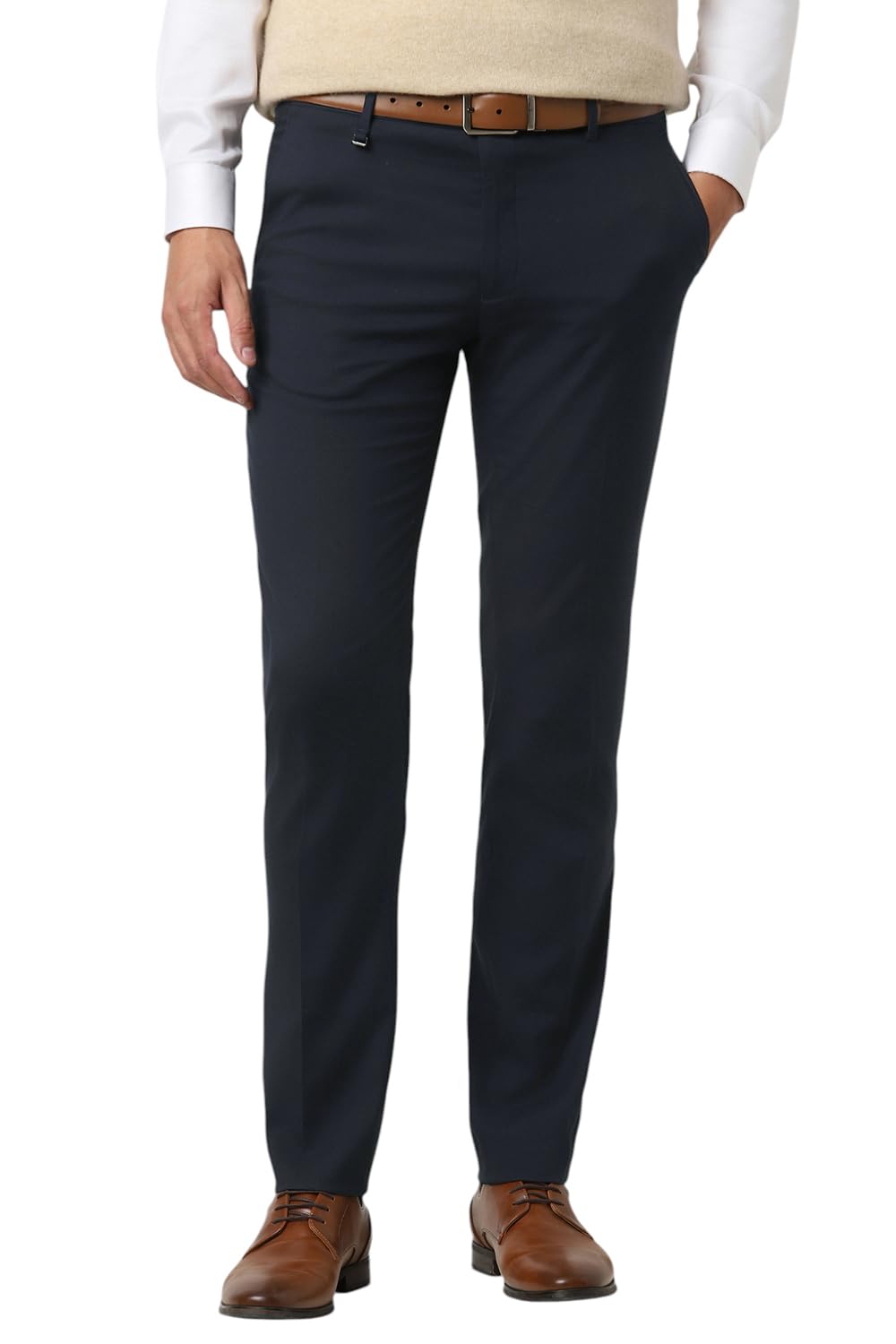 van heusen Men's Mid Rise Slim Work Utility Pants-picture-40