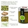 Alma Gourmet 100% Pistachio Butter Pure Pistachio Paste, Unsweetened Pistachio Cream Spread, Single Ingredient Nut Butter, Perfect for Baking, Ice Cream & Dubai Chocolate Recipes, Imported from Sicily Italy, 6.7 oz (190g)