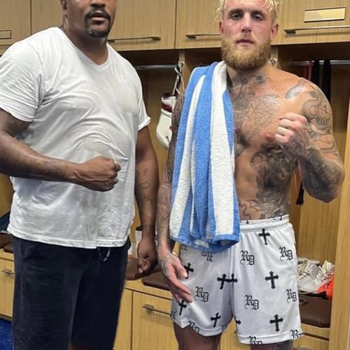 DIOTSR Mens Retro Casual Graphic Shorts Elastic Waistband Streetwear Athletic Basketball Running Active Shorts2