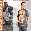 NARUTO Pajama Set for Men Teens, M-3XL, Anime Lounge Set with T Shirt, Pajama Pants, Soft Sleepwear PJs, Gifts for Men - Image 4