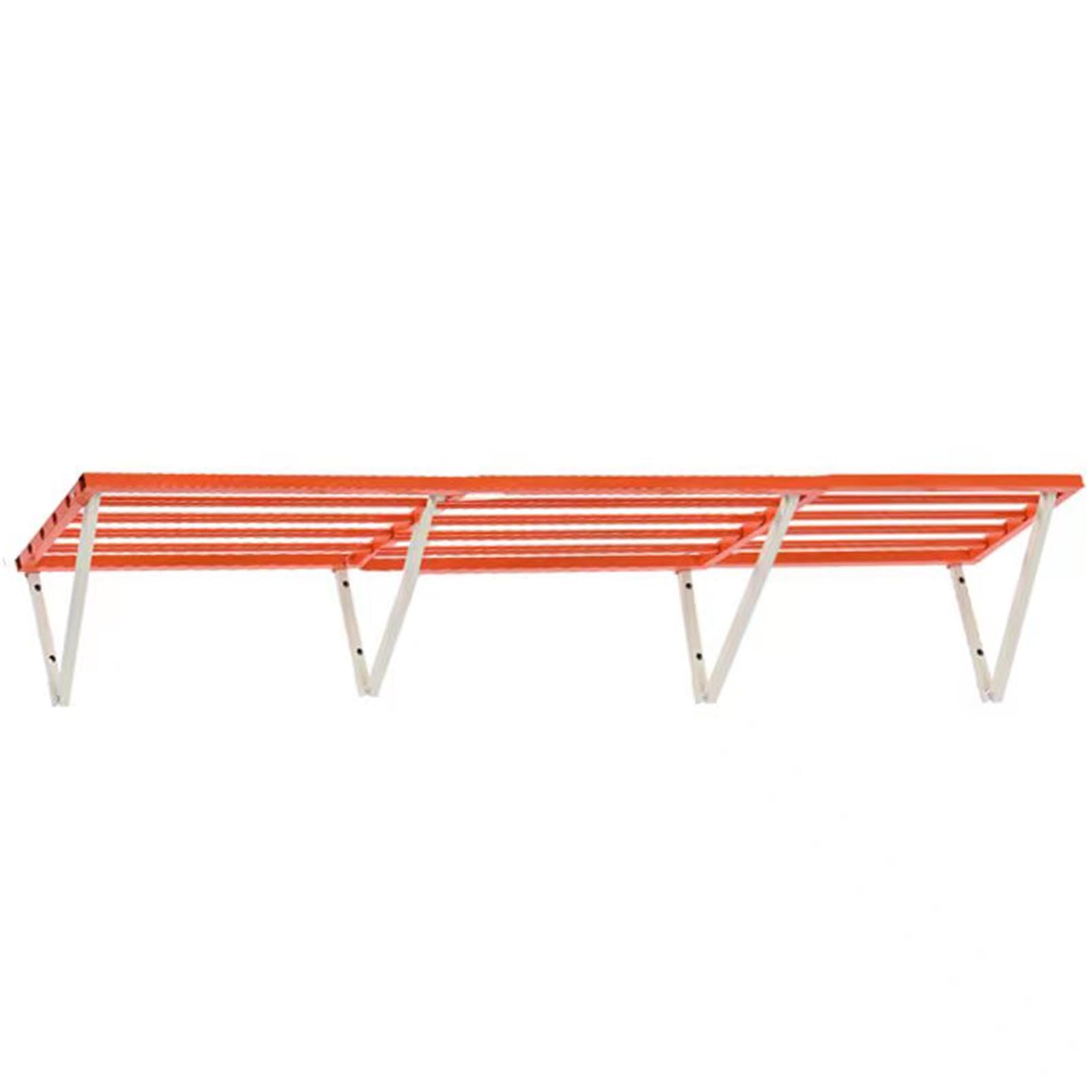 Estantería de garaje resistente para almacenamiento de pared, organizador de garaje de metal, estantes colgantes, solución de almacenamiento resistente para herramientas y equipos
