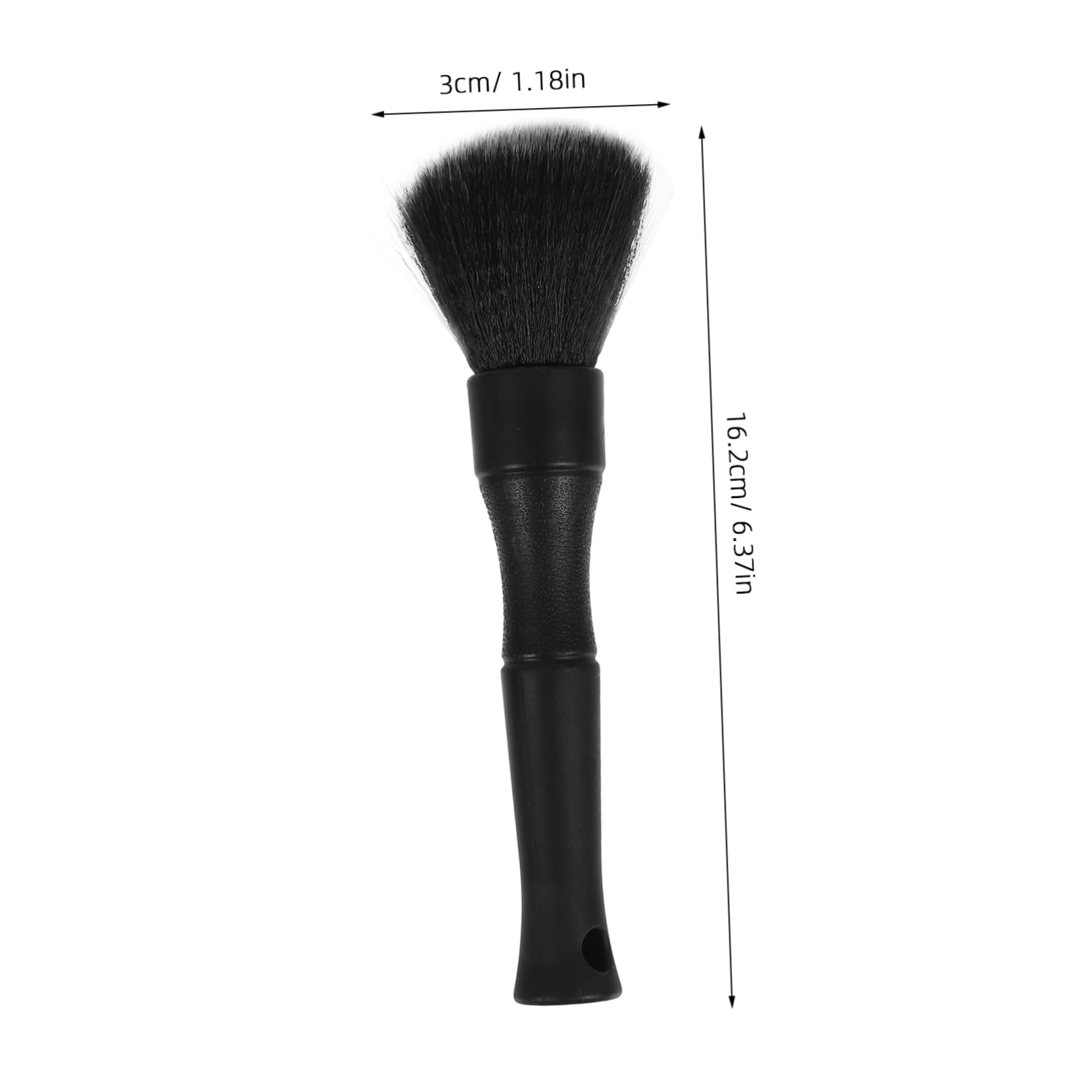 HAPINARY 2pcs Soft Detailing Brush Automotive Cleaning Scratch Car Interior Brushes for Vents Dashboard Engine Bay Wheels Efficient Detailing Tool for Maintenance