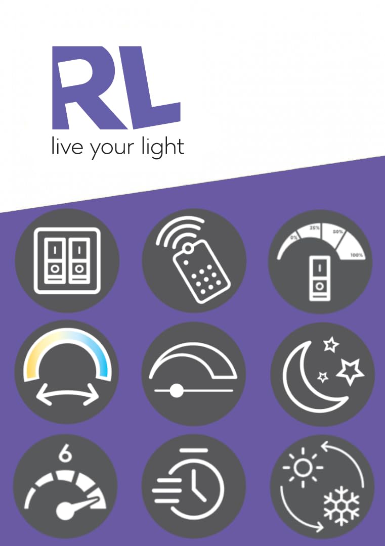 Reality Leuchten wentylator sufitowy LED z oświetleniem Göteborg R64202132, tworzywo sztuczne, czarny matowy, 6 prędkości, tryb letni i zimowy, pilot zdalnego sterowania, ściemniacz, timer, światło