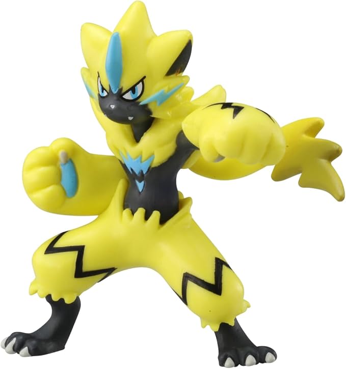 Here's the translated title in English: "Behold, Mega Zeraora in Pokémon Legends: Z-A Mega Dimension 6 Takara Tomy: Pokemon MonColle MS-09 Zeraora