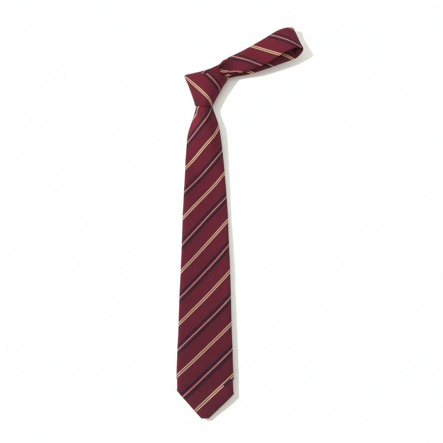 Long Necktie Belt Thin Tie Belt Slim Waistband Skinny for Layering, 145-5cm, Wine Red Gold-image-35