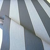 TOLKO Sonnenschutz Markisen-Stoffe als Meterware Zum Nähen mit UV-Schutz 50+ | Wasserdicht, Extra Langlebig - Ohne Ausbleichen (Dunkelgrau Zinn Blau Meliert)