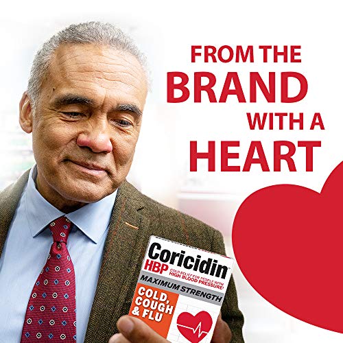 Coricidin Hbp, Decongestant-free Maximum Strength Cold, Cough & Flu Liquid Gels, 24 Count - Thumbnail 3