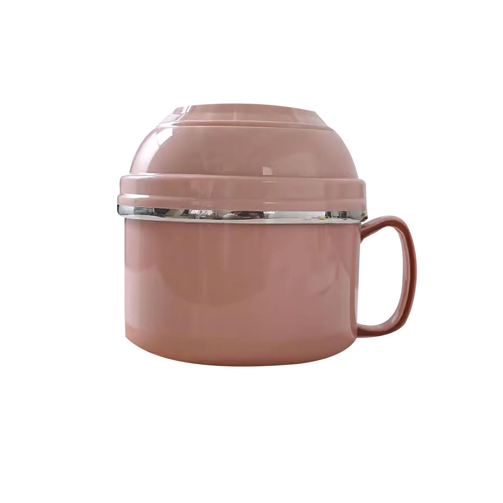 Porta Pranzo per Bambini, Borsa Termica per il Pranzo, Bento box Portatile da Lavoro, Lunch box a Prova di Perdite con Scomparti con Posate(Pink,Small)