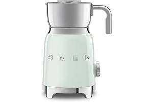 Smeg Milk Frother in a Pastel Green Color
