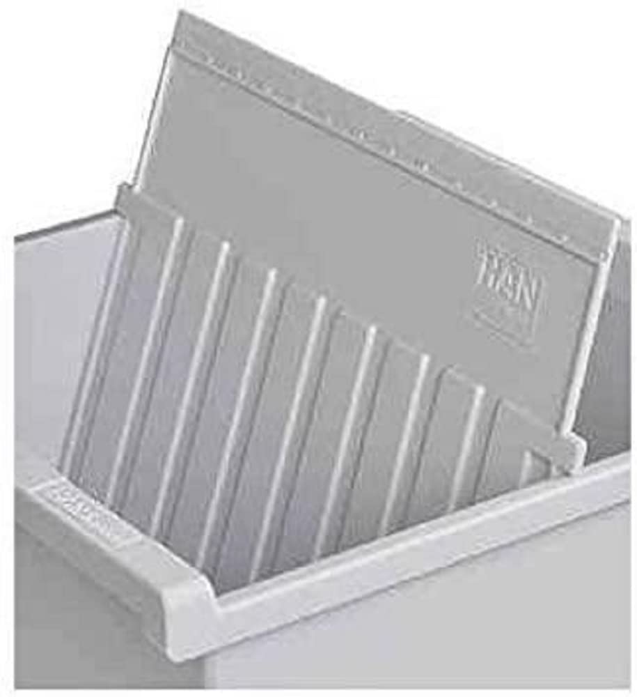 HAN Plaque de support DIN A6 paysage pour fiches et boîtes à fiches Gris clair