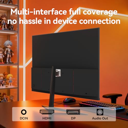 Image of 27 Inch QHD Computer Monitor, 2K 100Hz IPS Gaming Monitor, 1440P Frameless Eye Care PC Office Monitor, HDMI and DP Support Vesa Height,ldeal for Home Office & Casual Gaming（G27D Air Vision）